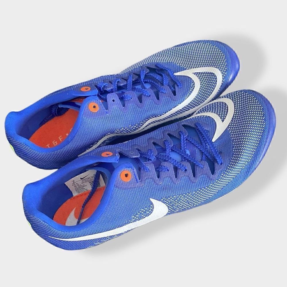 Nike Zoom Ja Fly 4 Racer Blue Track Sprint Spikes DR2741-400 Mens size 8 New - Picture 7 of 12